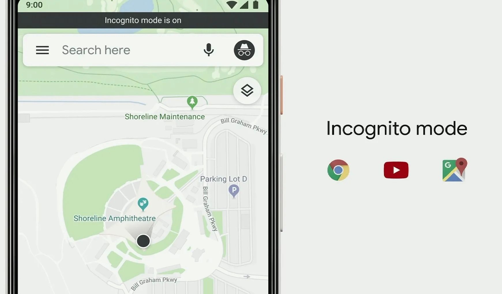 Google Maps Incognito Mode to Navigate Privately